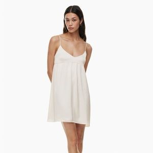 Aritzia Lover Satin Mini Dress NWT